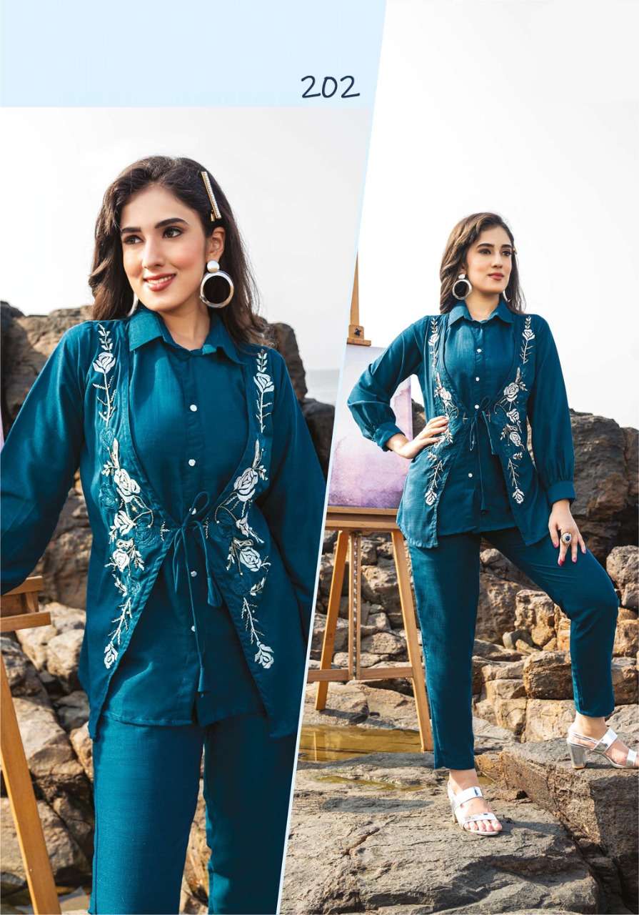 S3forever-Sho Shaa Vol 02-Orbit-Latex-Kurti-Pant-Cord-set-202